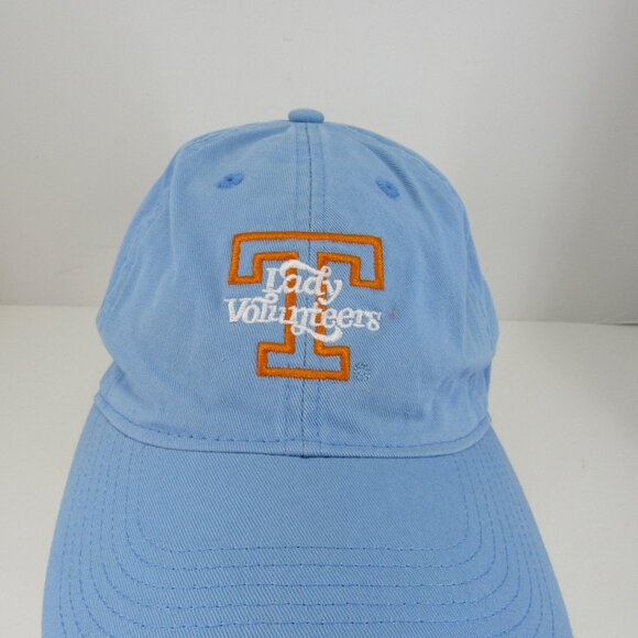 Lady Volunteers Tennessee Vols Adidas Women's Blue Adjustable Strap Back Cap Hat - Picture 1 of 10